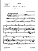 Sonatine - MILHAUD - Partition - Hautbois